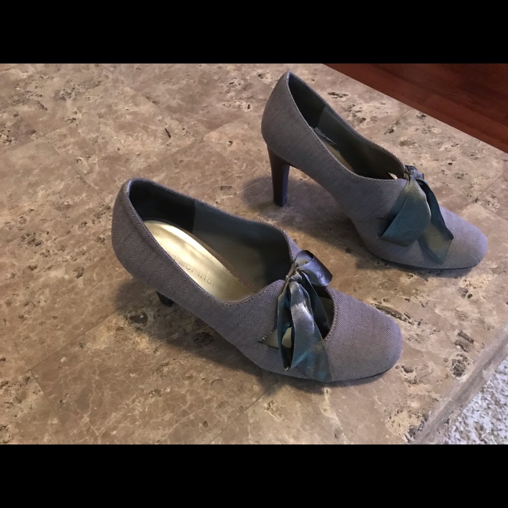 Women’s cloth houndstooth material shoes